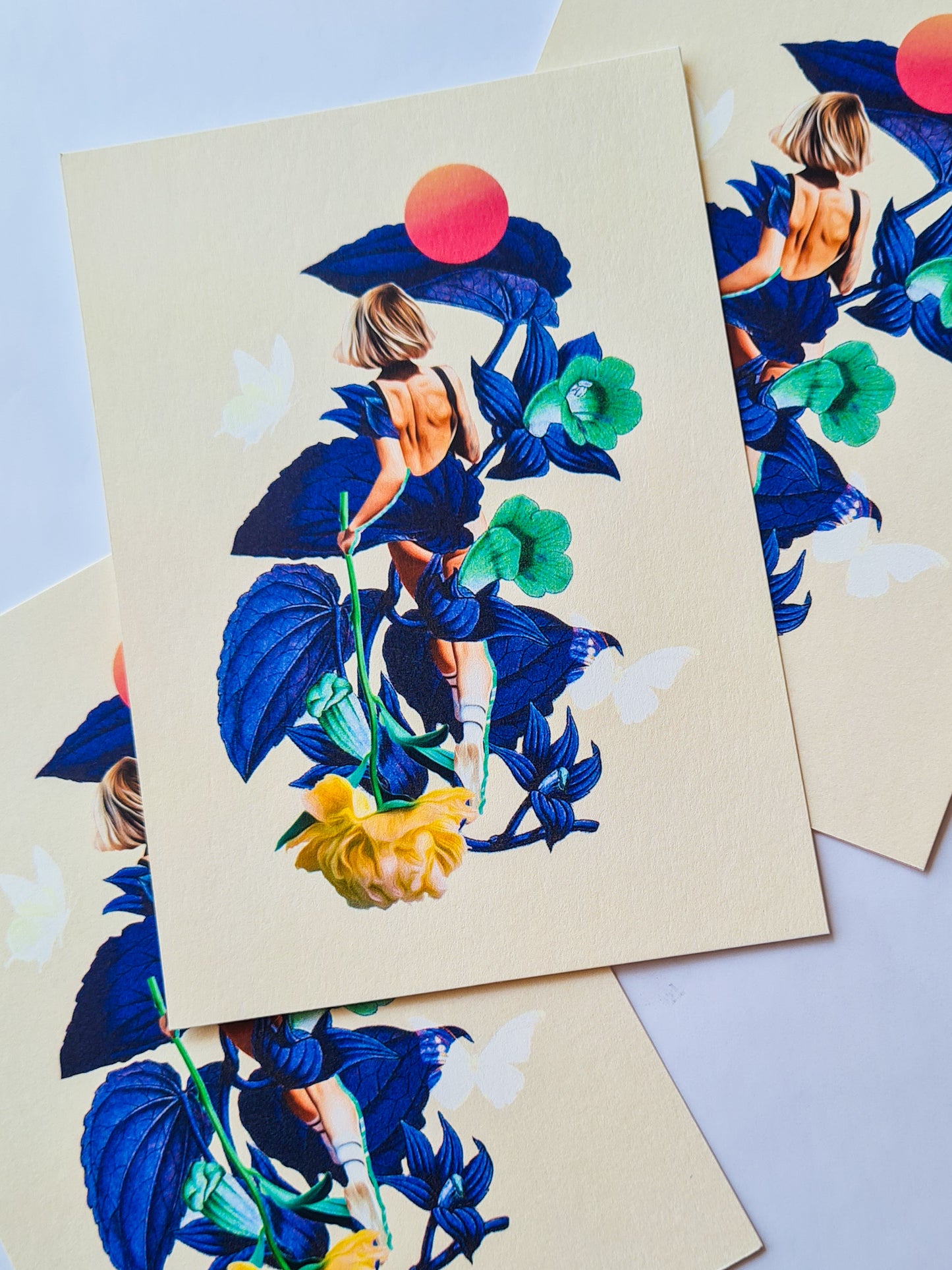 Botanical Dreams, 5” x 7” / A4 art print - Woman Create
