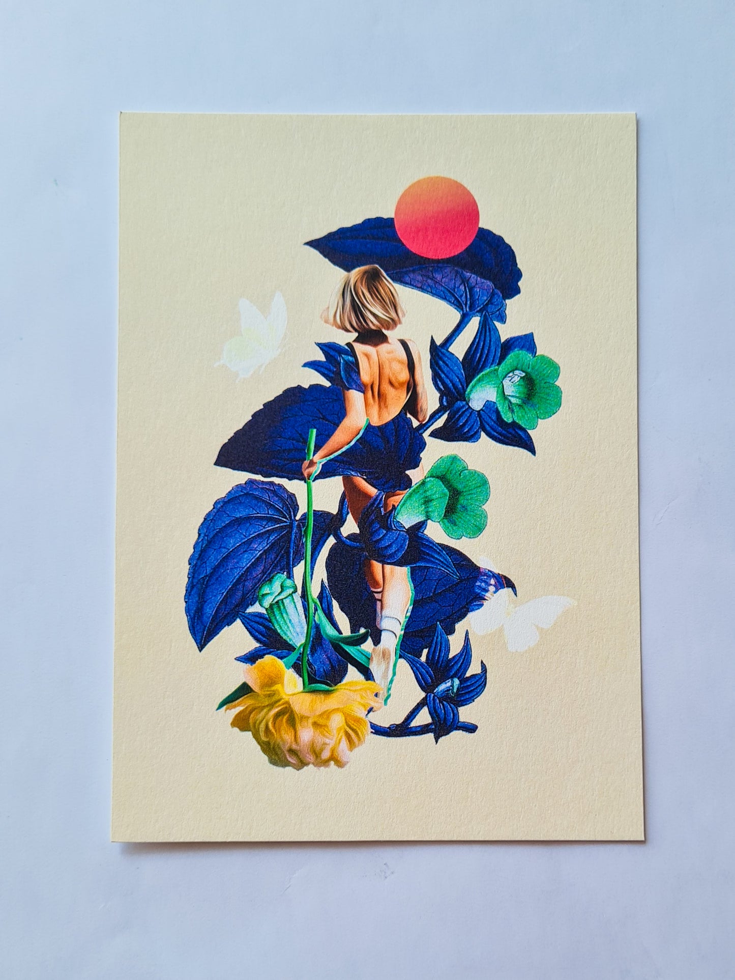 Botanical Dreams, 5” x 7” / A4 art print - Woman Create