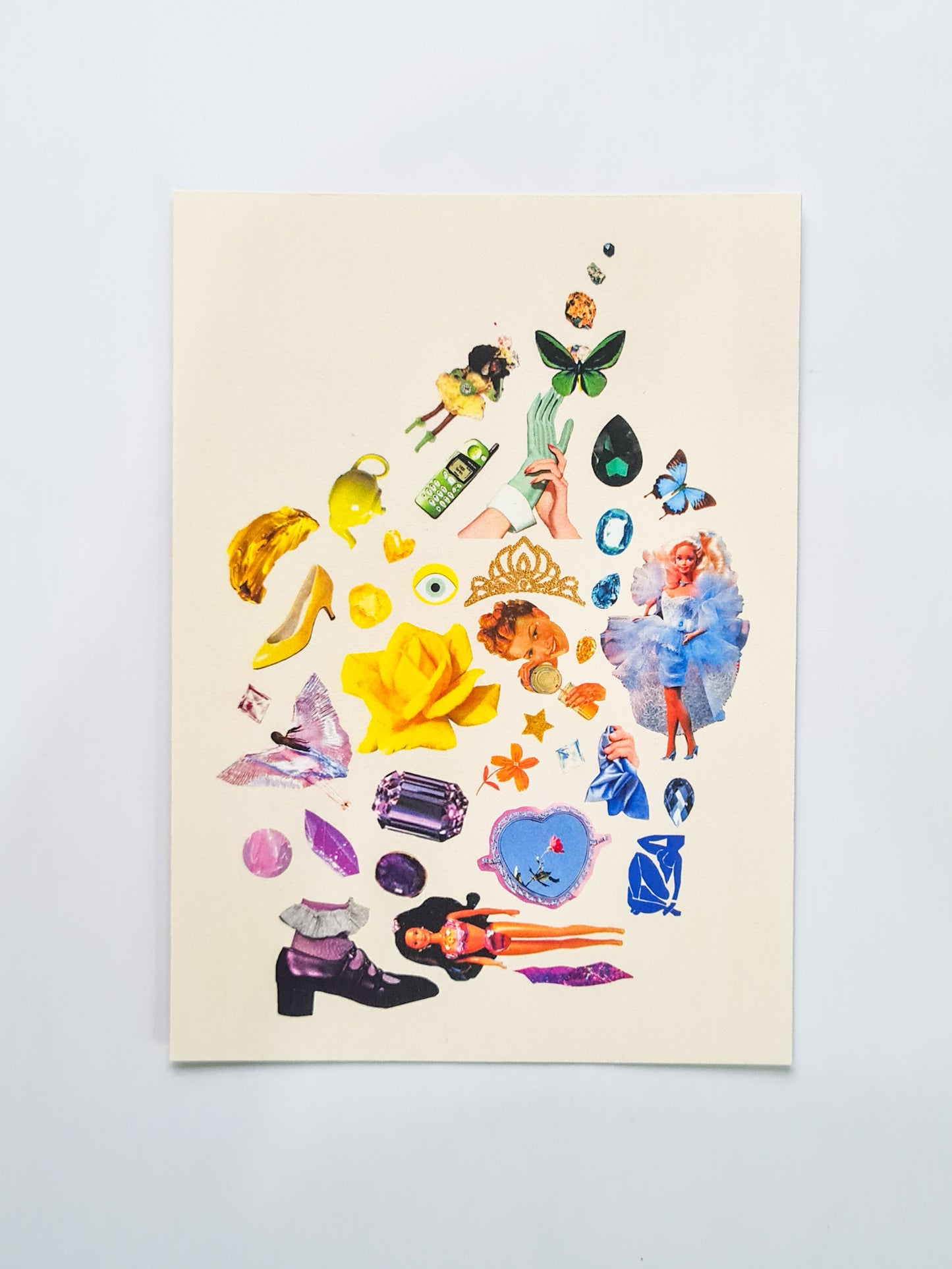 A Feminine Curation of Things, 5” x 7” art print - Woman Create