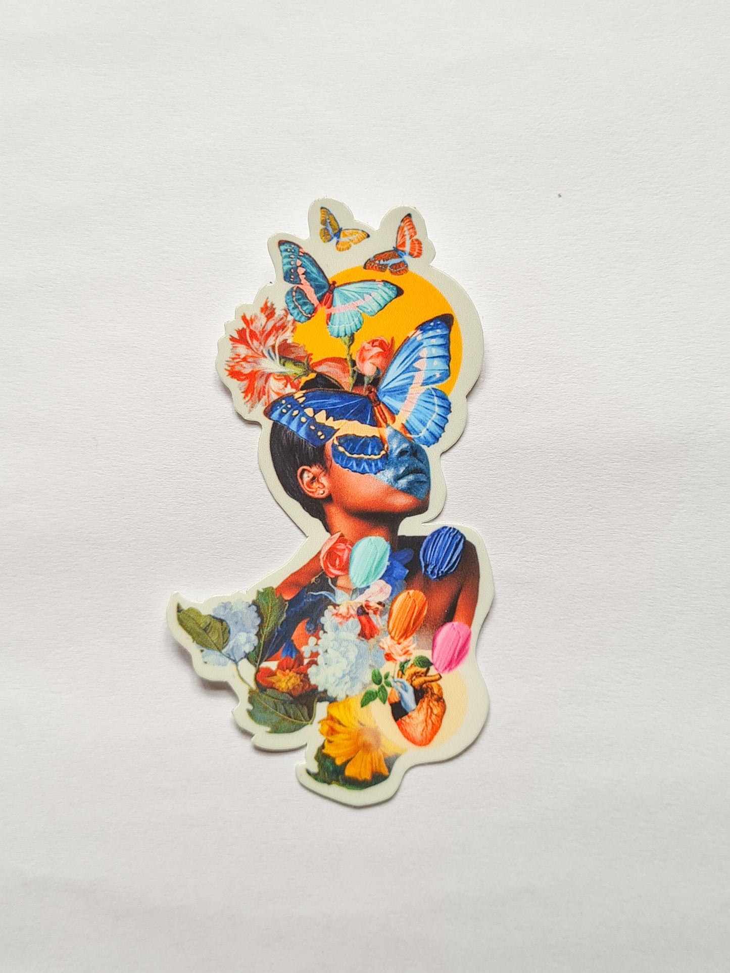 Transformative Self - LIGHT collage sticker - Woman Create