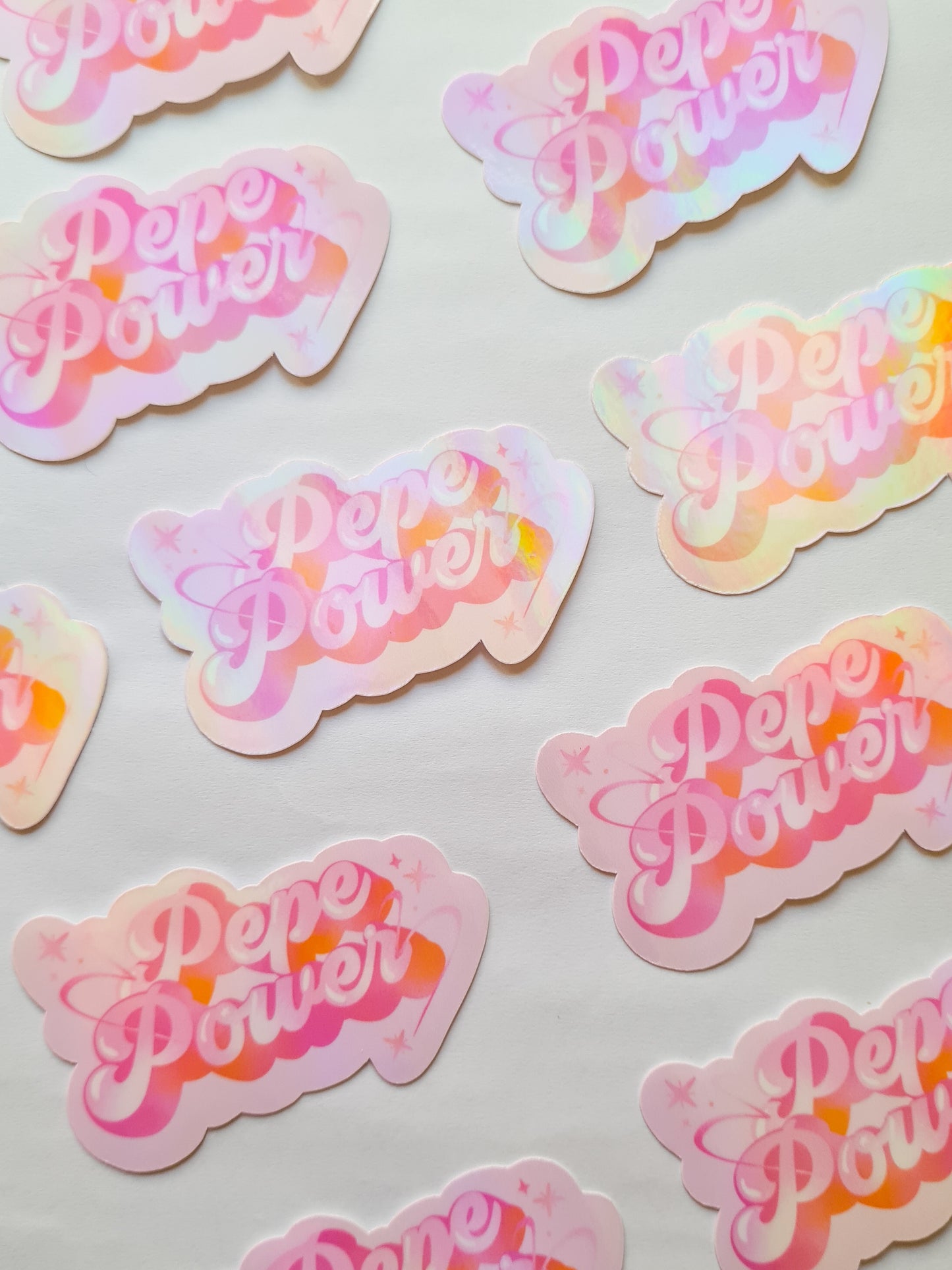 PEPE POWER type sticker - Woman Create