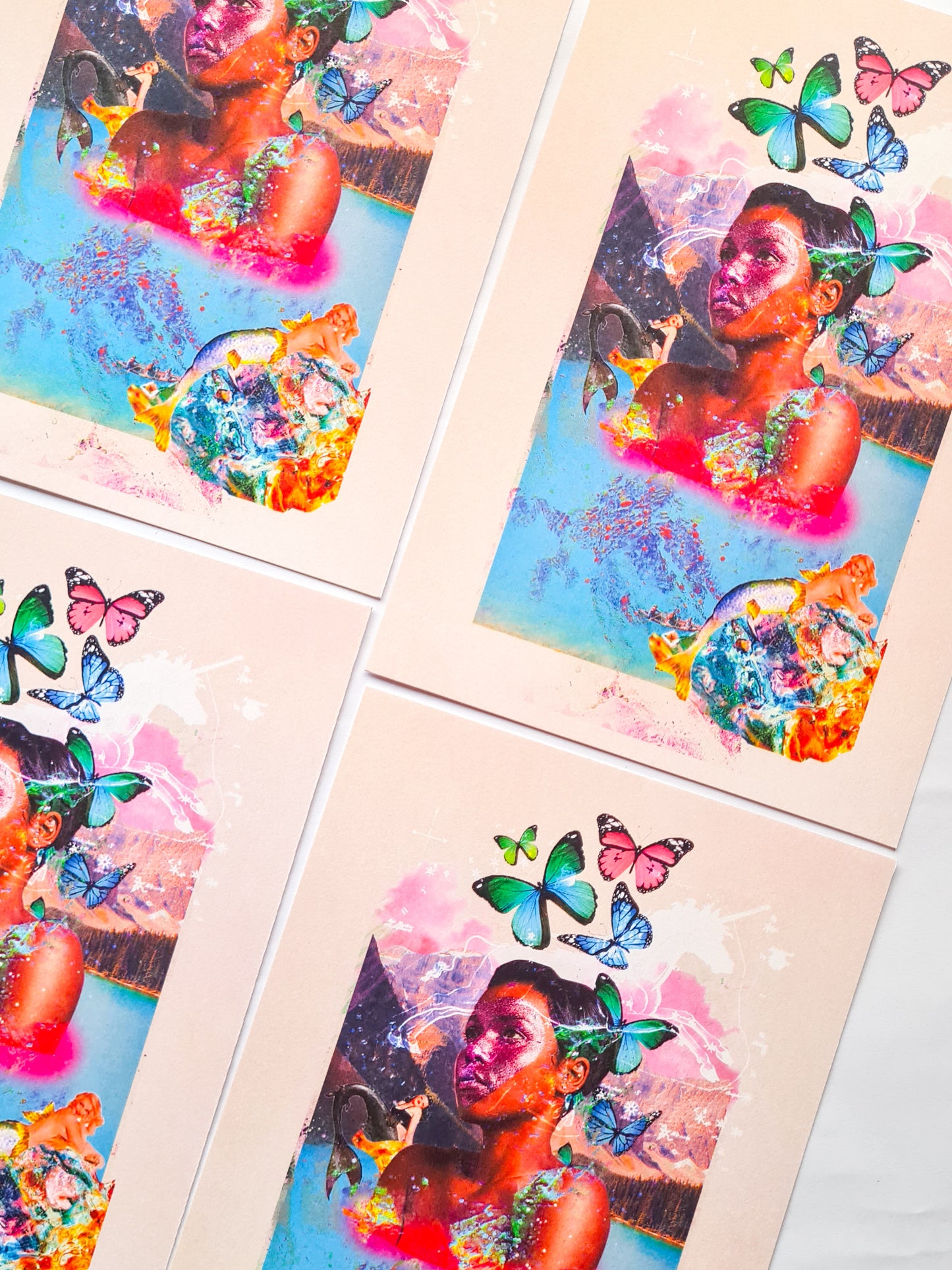 Mystical Water, A5 art print - Woman Create