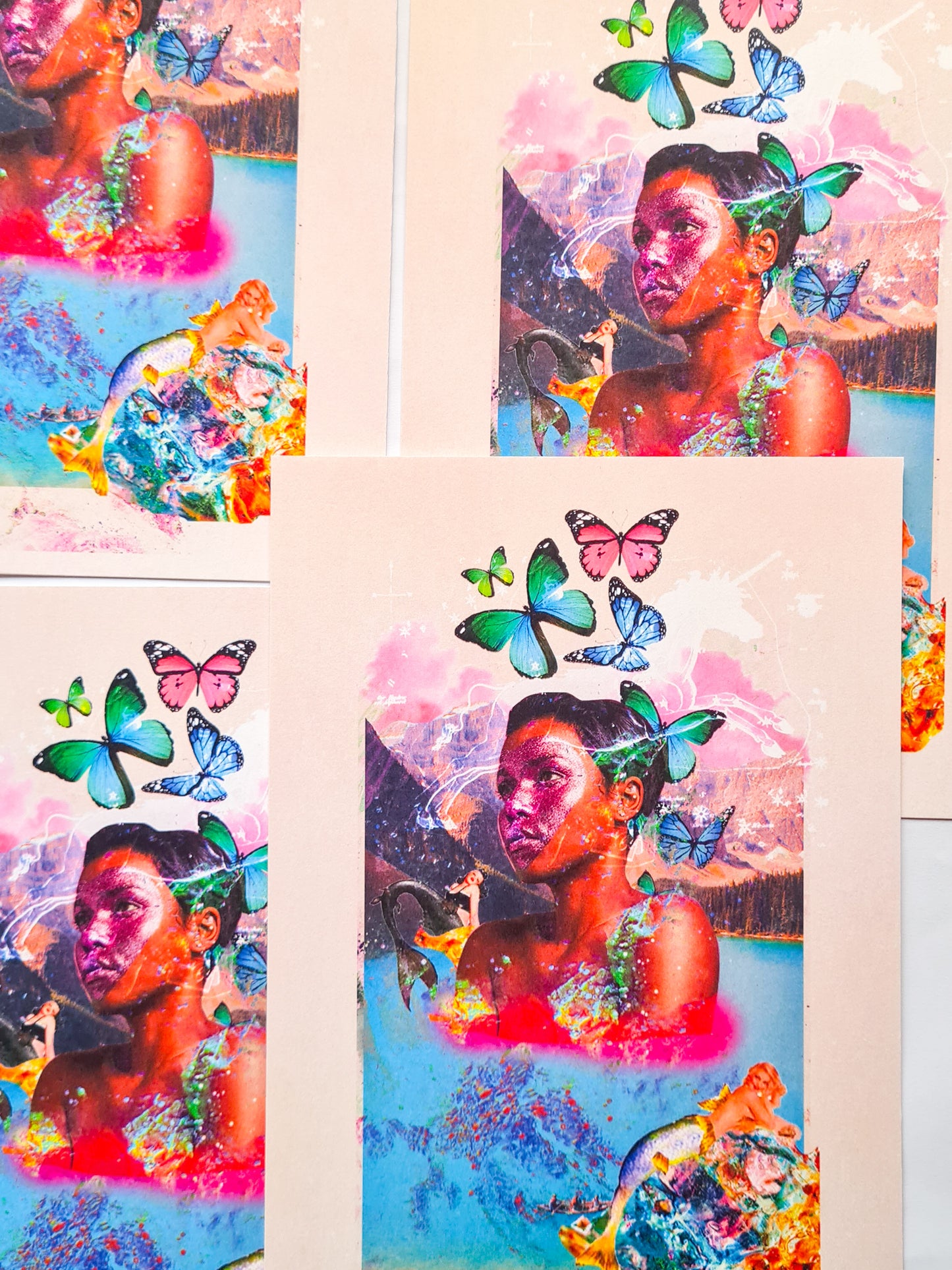 Mystical Water, A5 art print - Woman Create