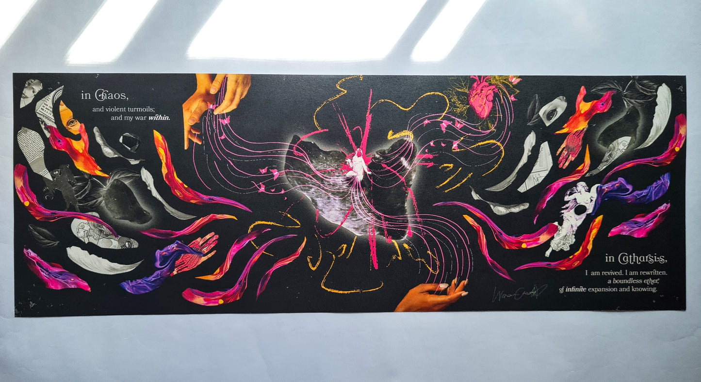 Chaos & Catharsis, 16.5" x 5.8" print