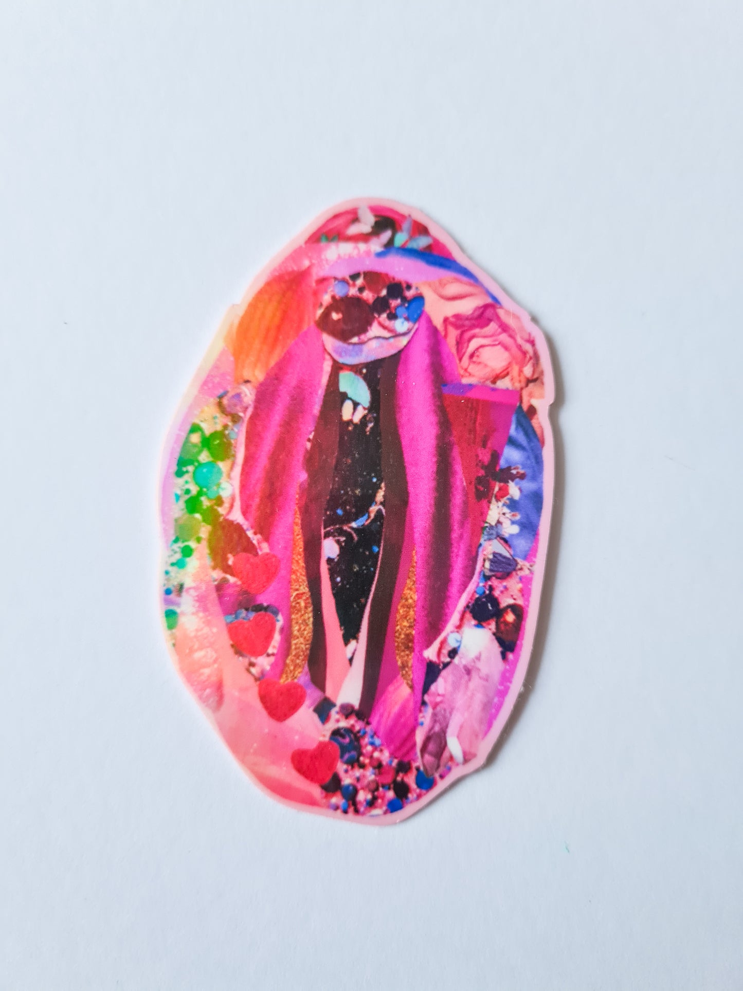 VULVA #1 collage sticker - Woman Create