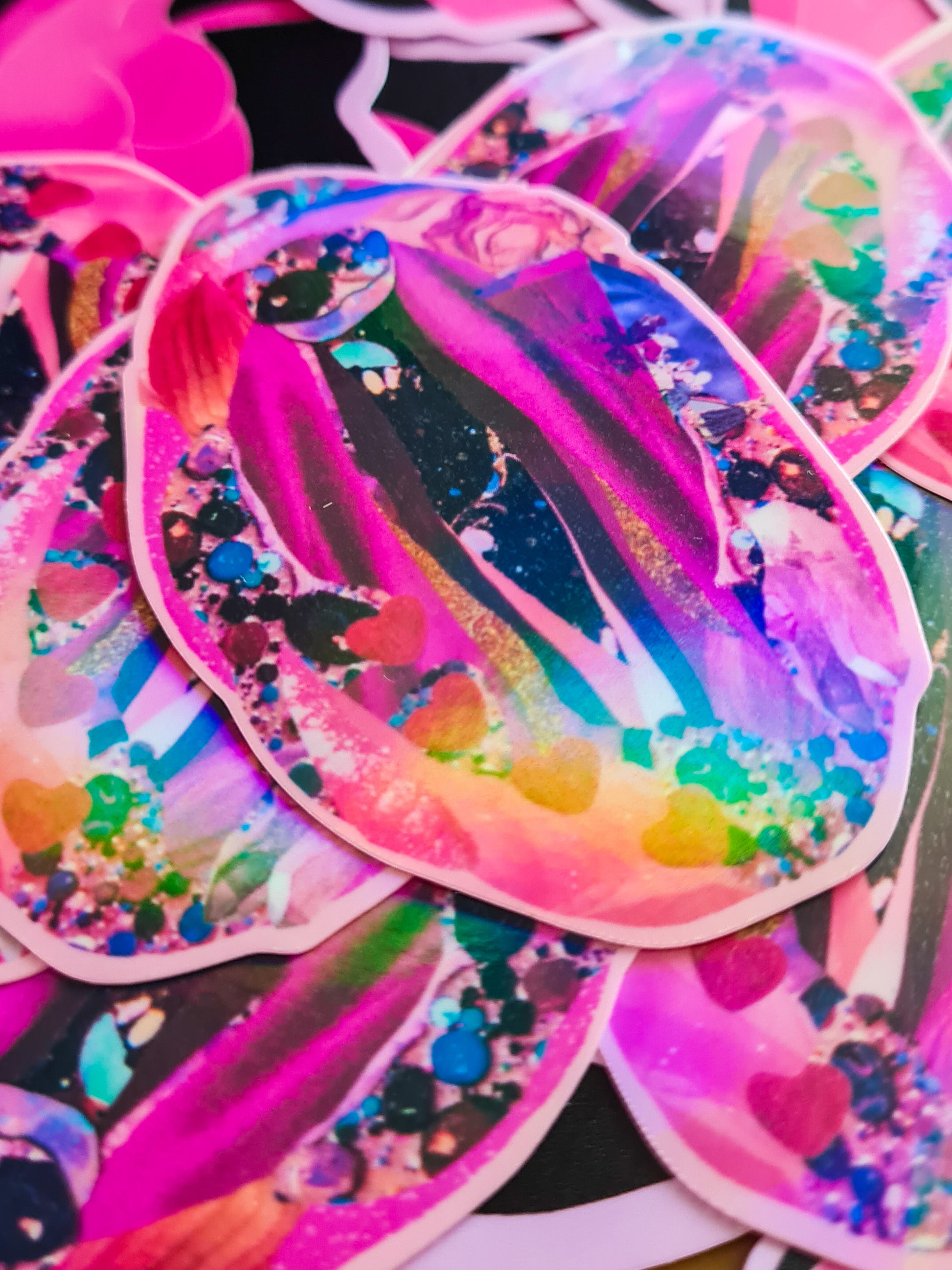 VULVA collection 1 - sticker set - Woman Create