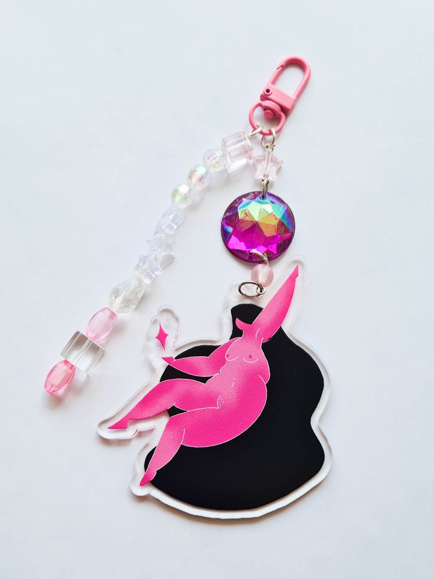 LOVELY BODIES Last Charm + Vinyl Sticker Set - Woman Create