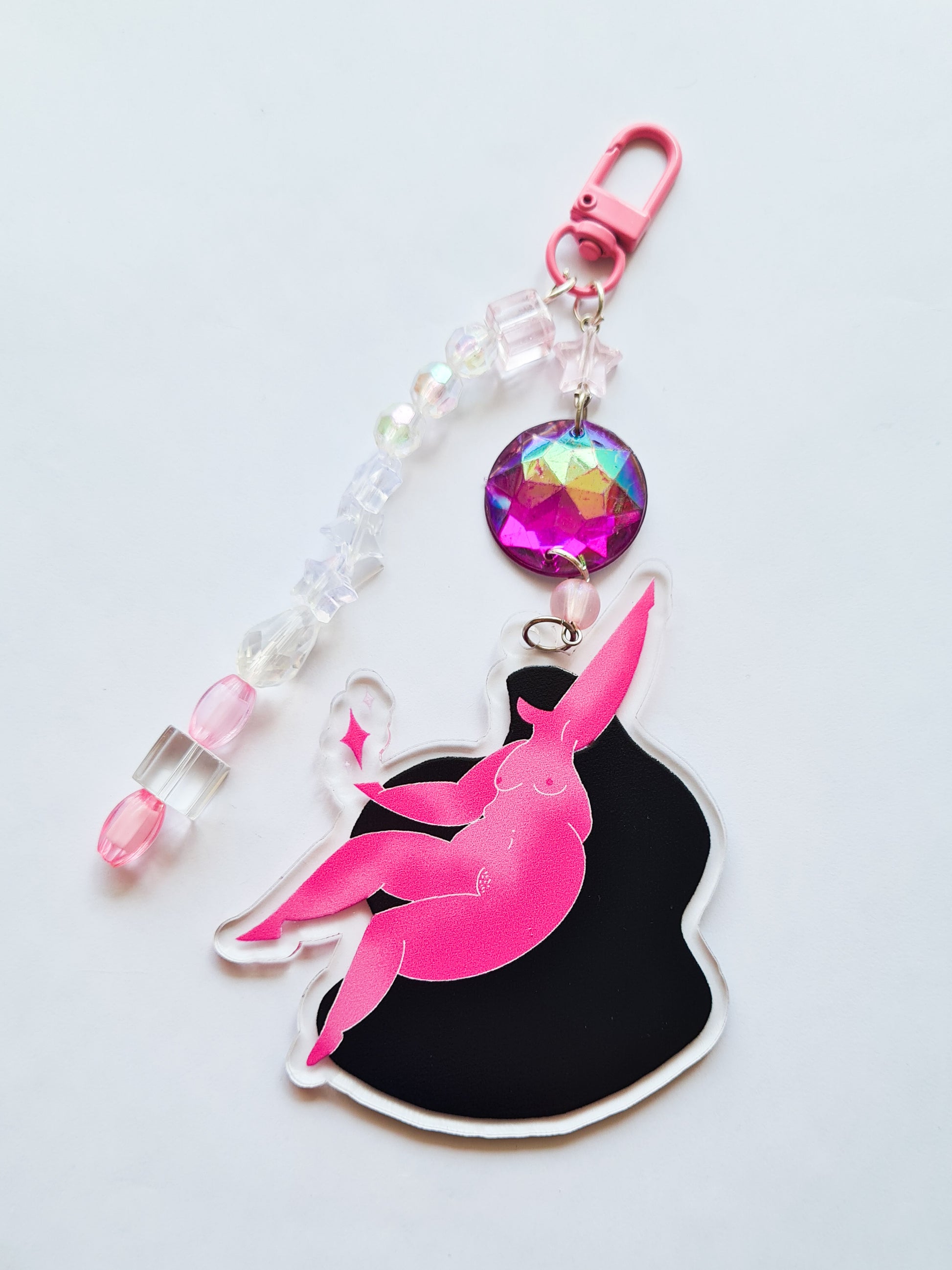 LOVELY BODIES Last Charm + Vinyl Sticker Set - Woman Create