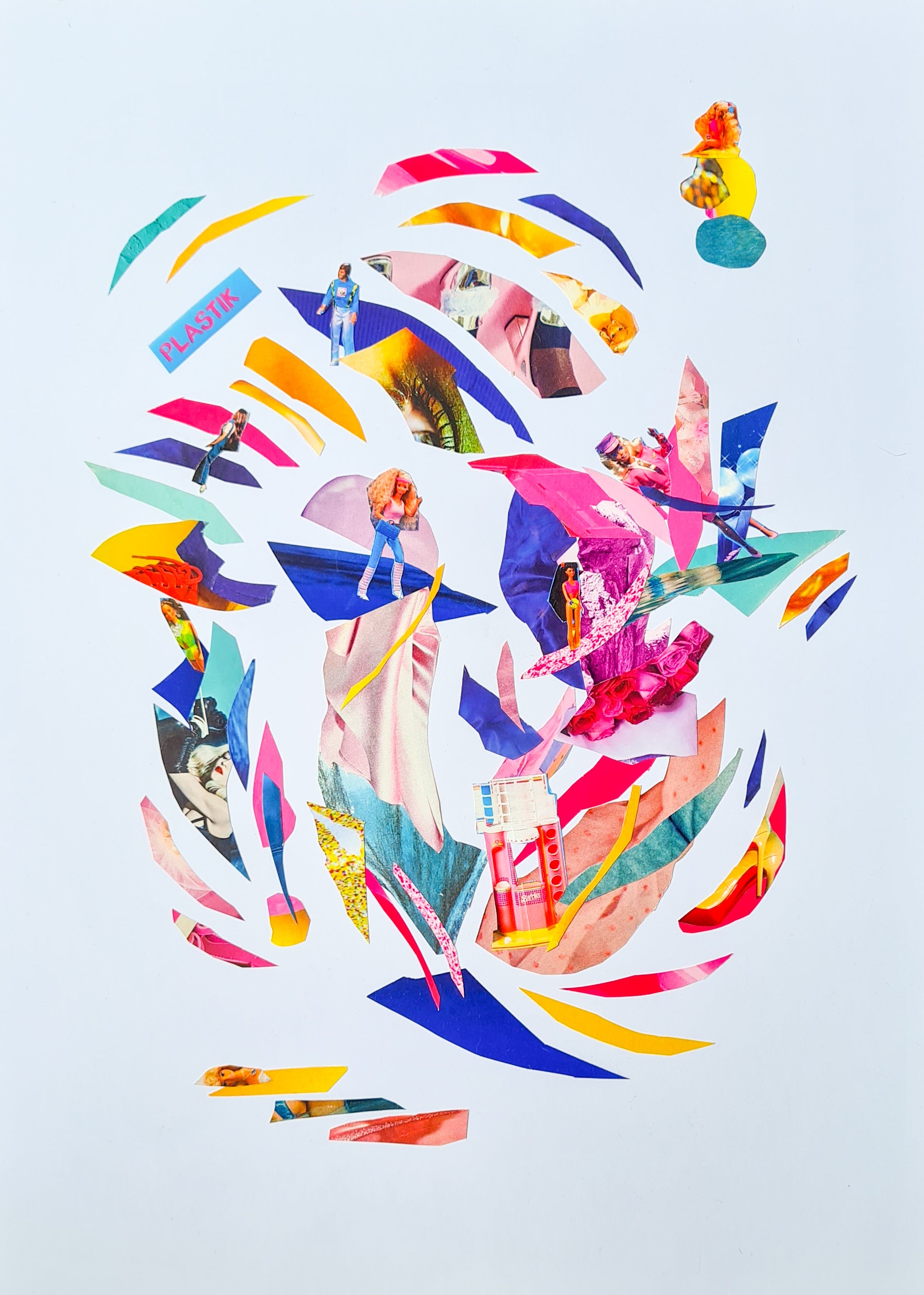 plastik merry go round (2023), framed - Woman Create