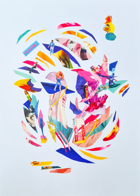 plastik merry go round (2023), framed - Woman Create