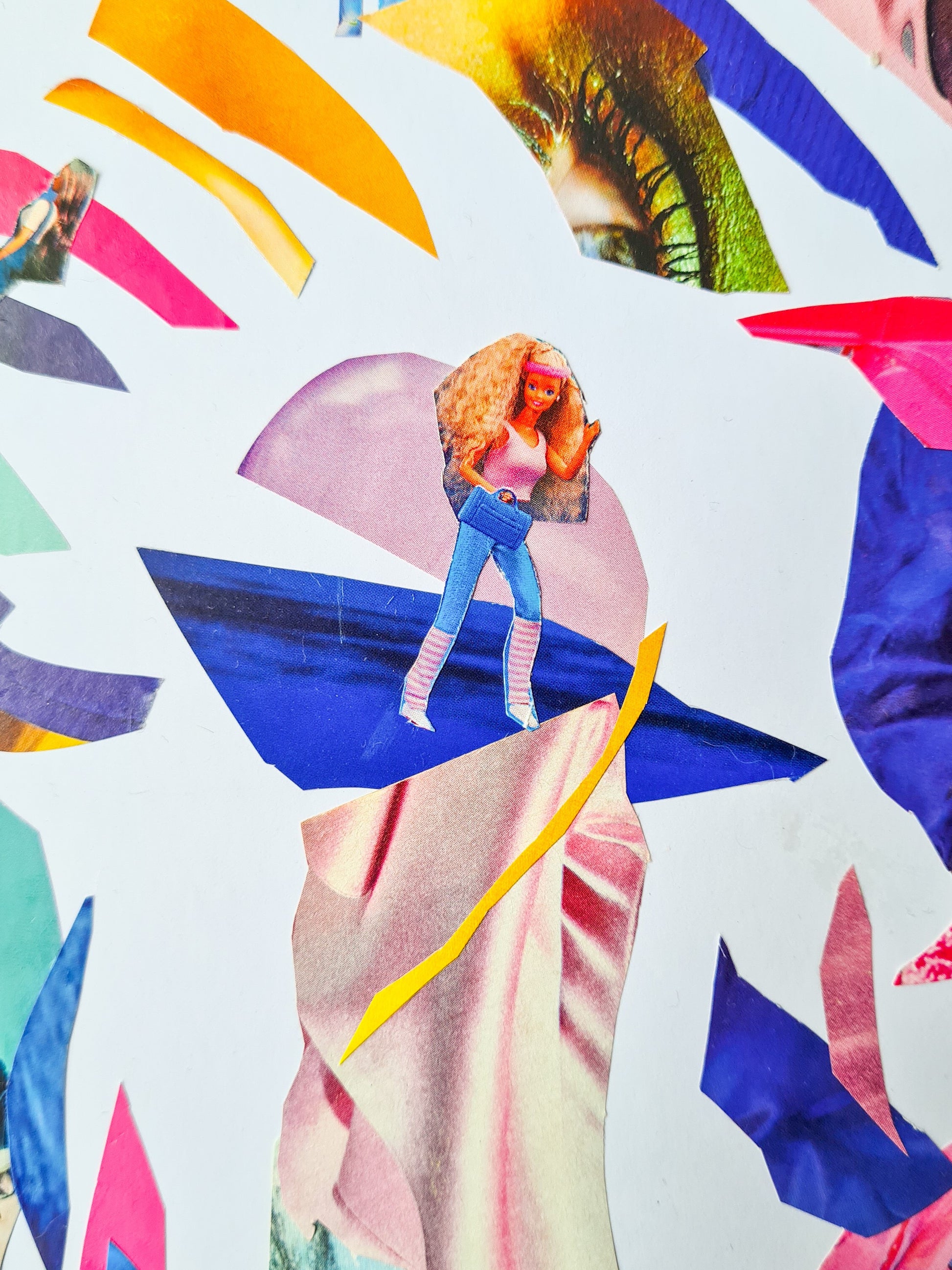 plastik merry go round (2023), framed - Woman Create