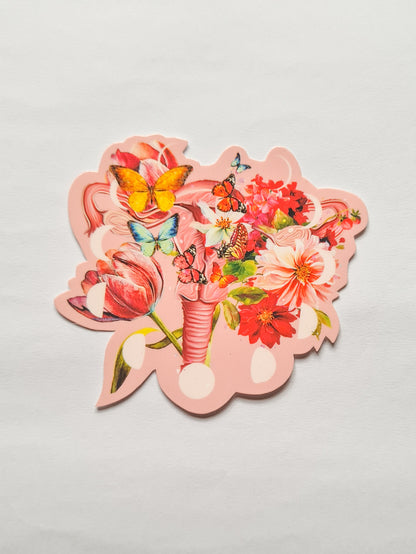 PINK FEMINIST POWER sticker set - Woman Create