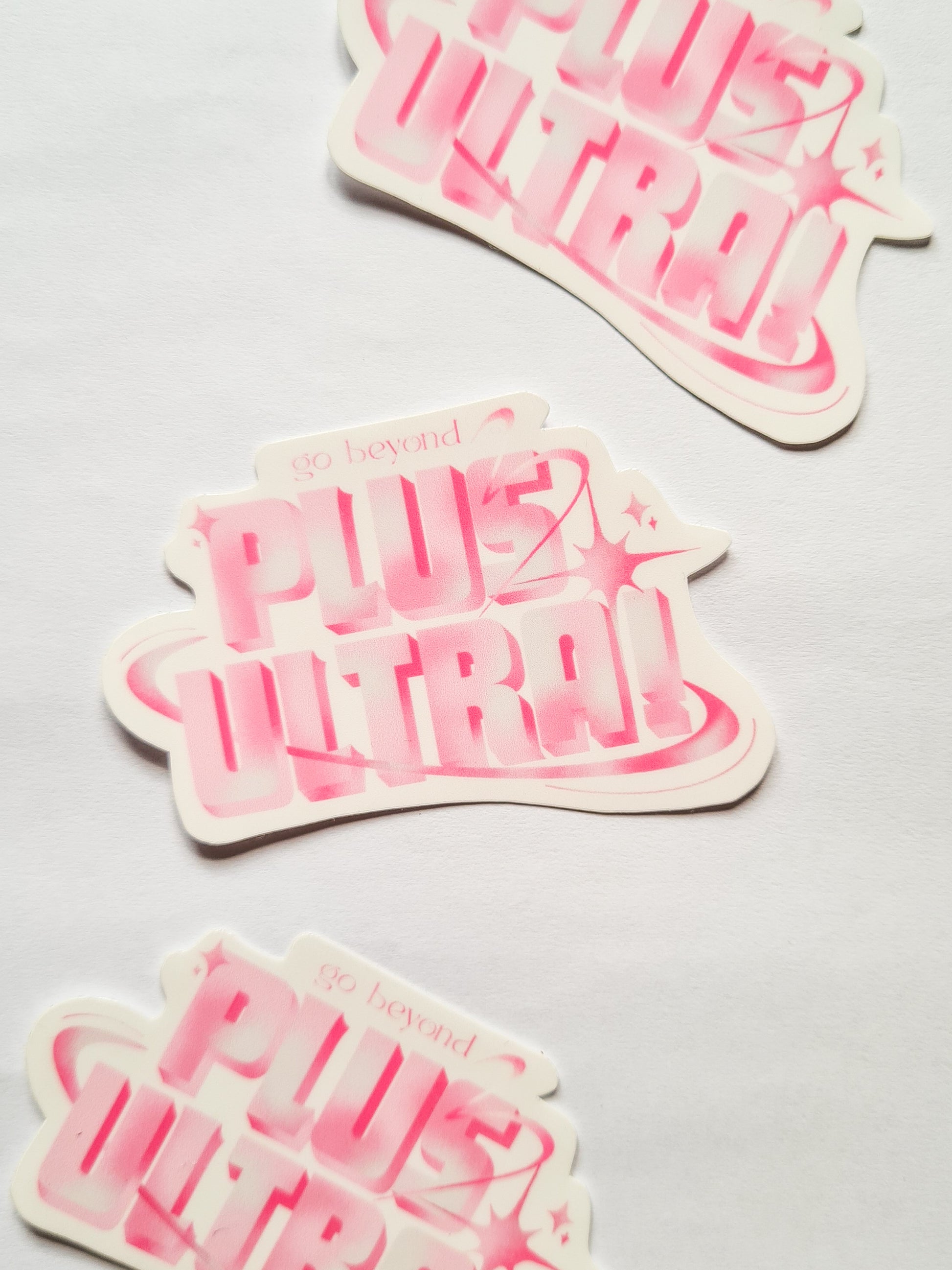 PLUS ULTRA - MHA fanart type sticker - Woman Create