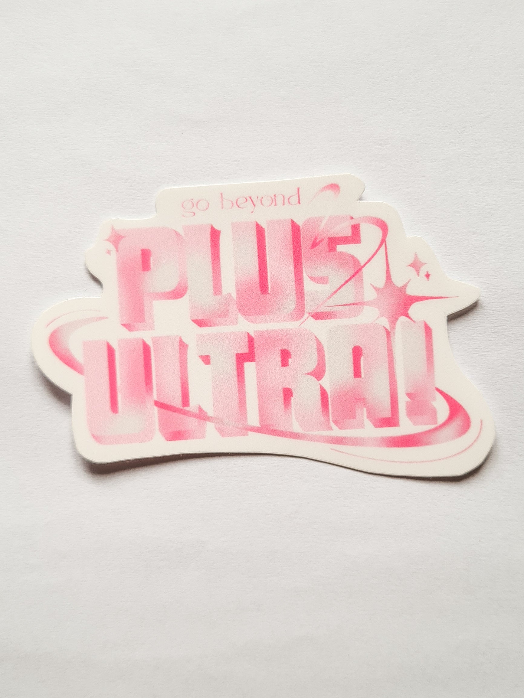 PLUS ULTRA - MHA fanart type sticker - Woman Create