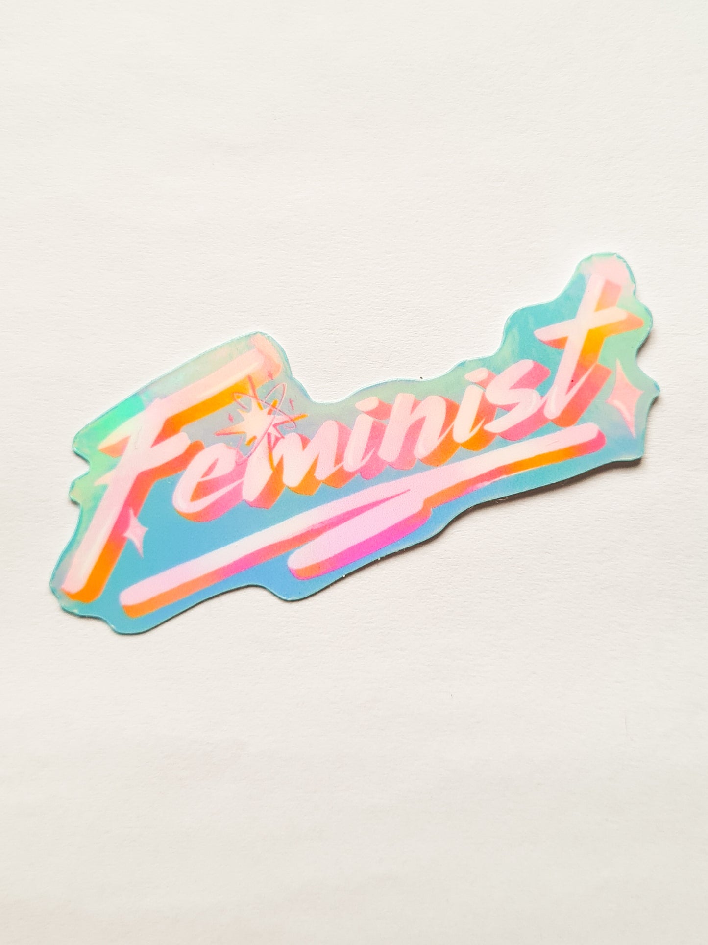 FEMINIST type sticker - Woman Create