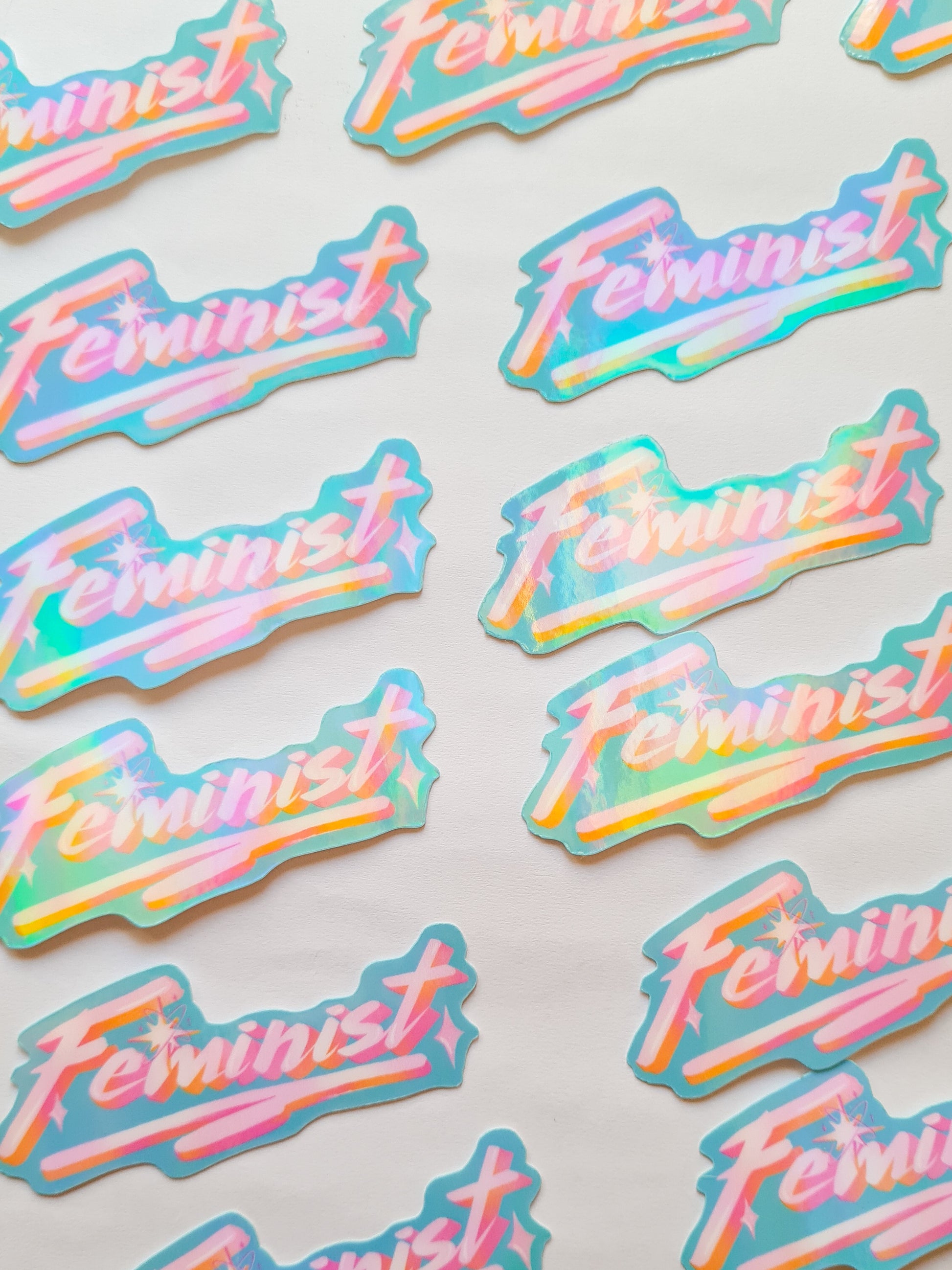 FEMINIST type sticker - Woman Create