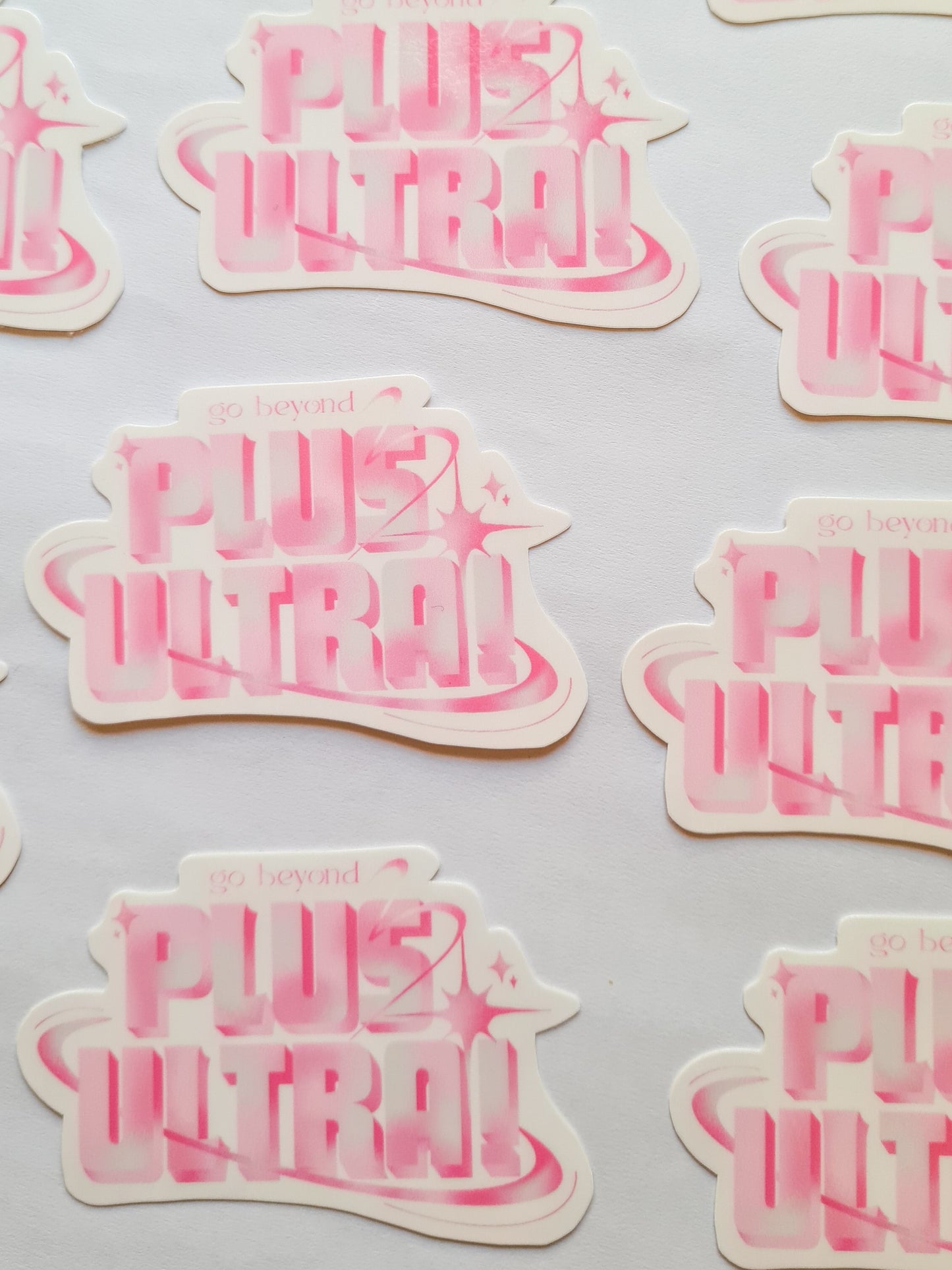 PLUS ULTRA - MHA fanart type sticker - Woman Create