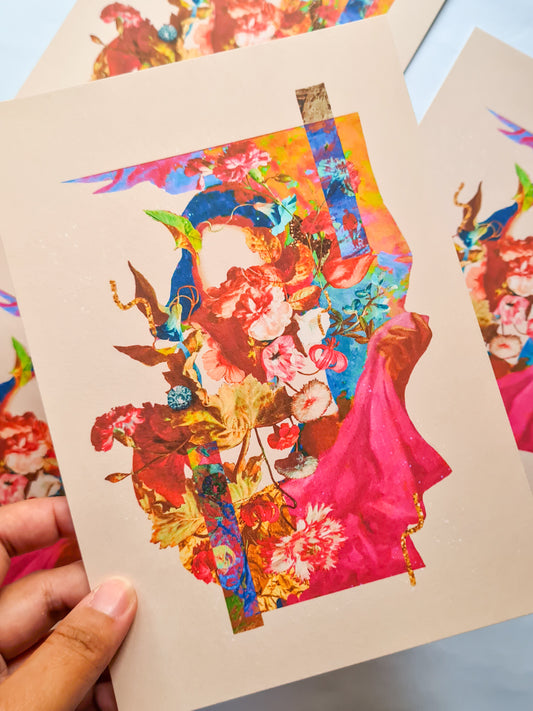 Rare, A5 art print - Woman Create