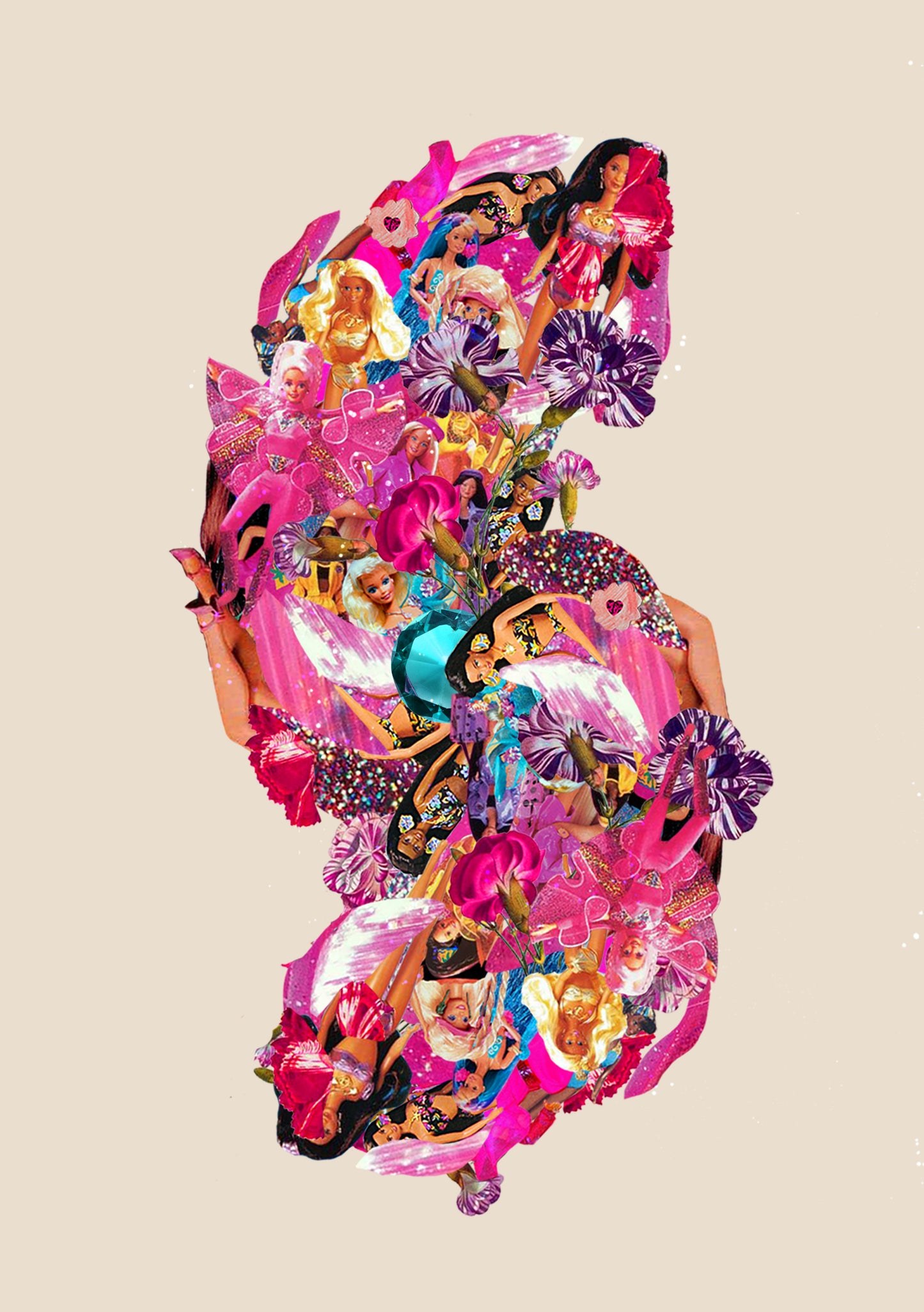 Barbies Assemble!, A5 art print - Woman Create