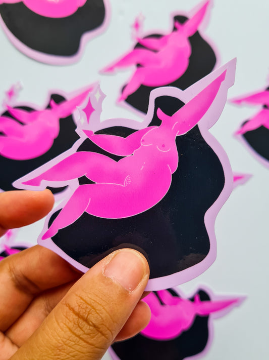 Pink Body #2 sticker - Woman Create
