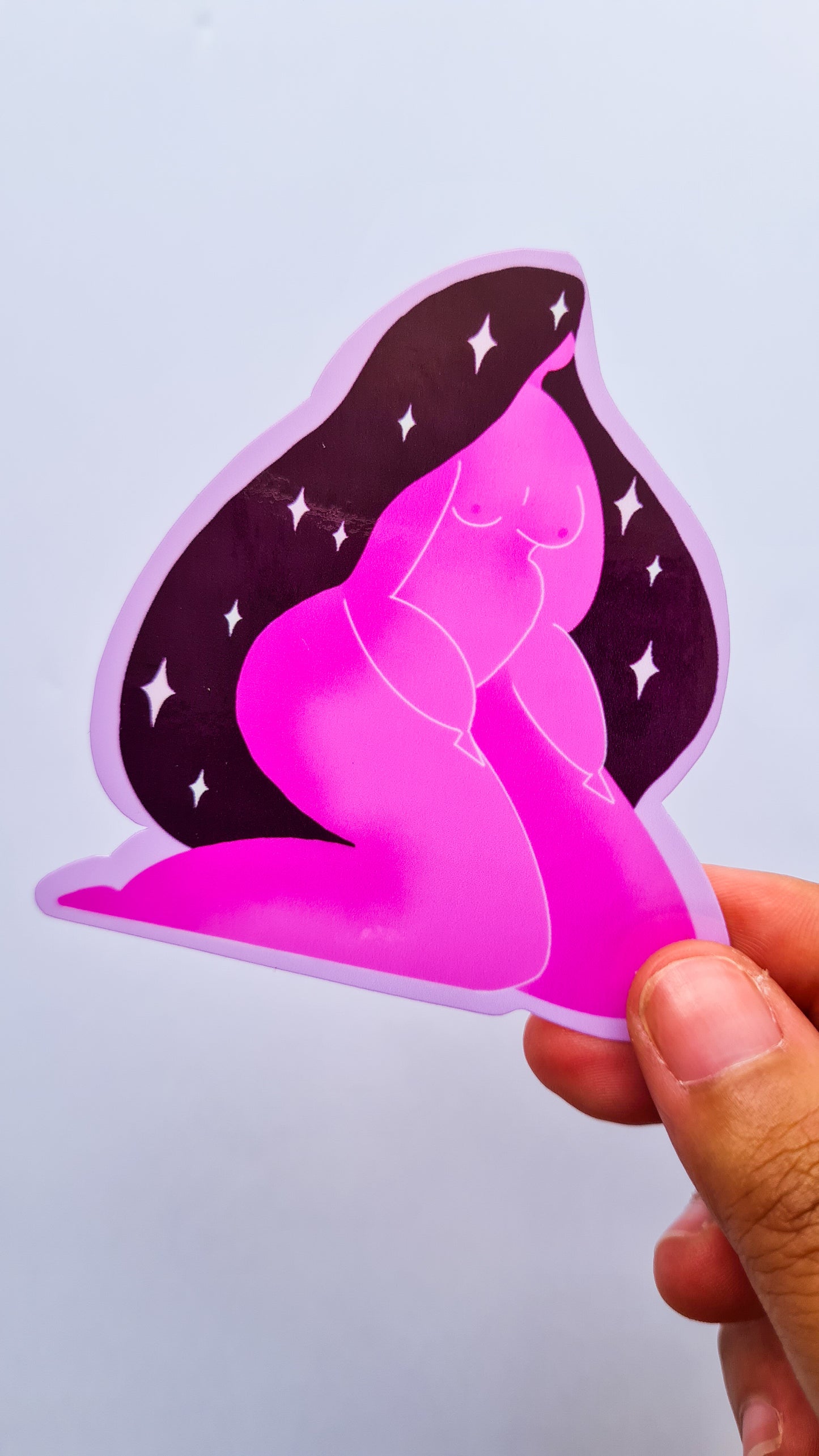 Pink Body #3 sticker - Woman Create