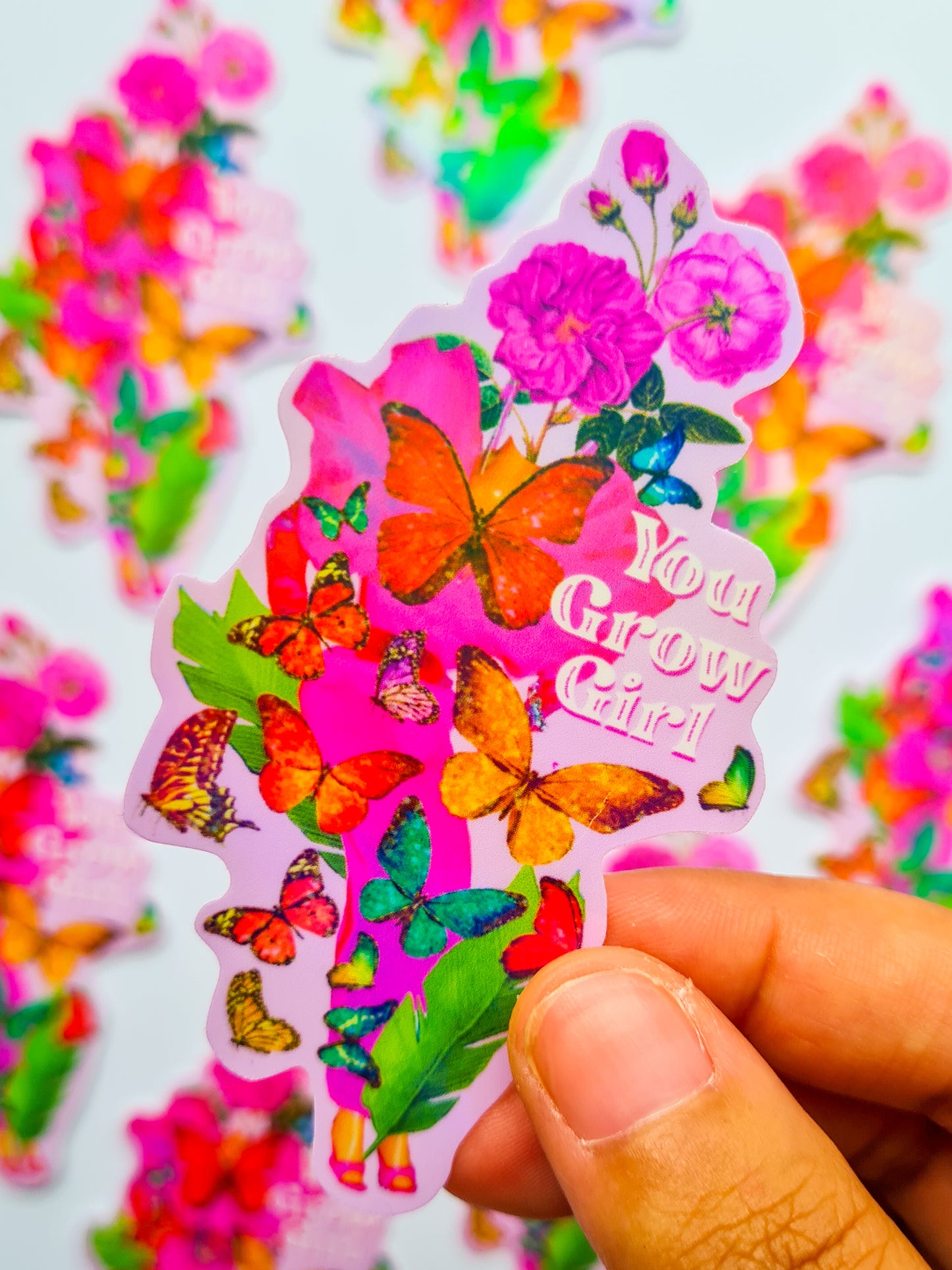 You Grow Girl sticker - Woman Create