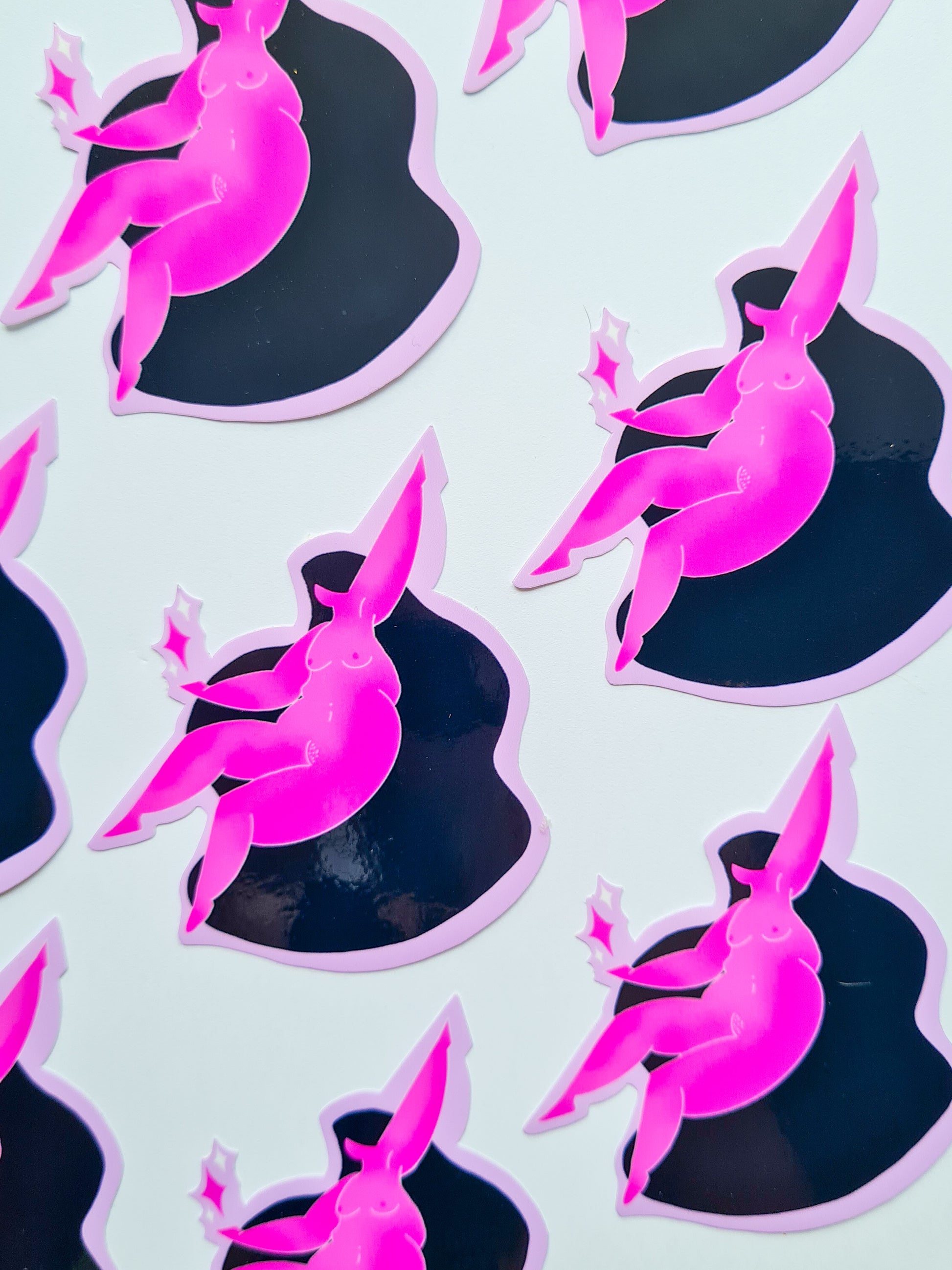 Pink Body #2 sticker - Woman Create