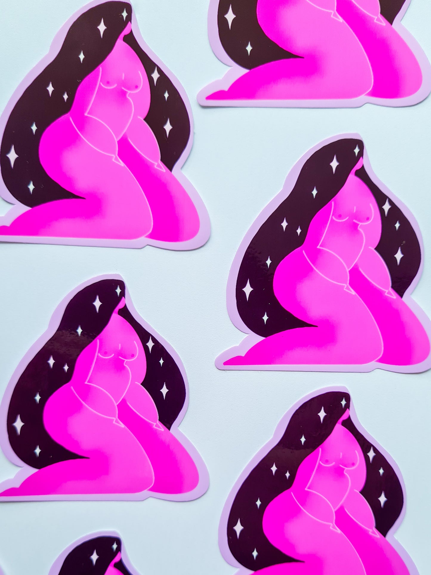 Pink Body #3 sticker - Woman Create